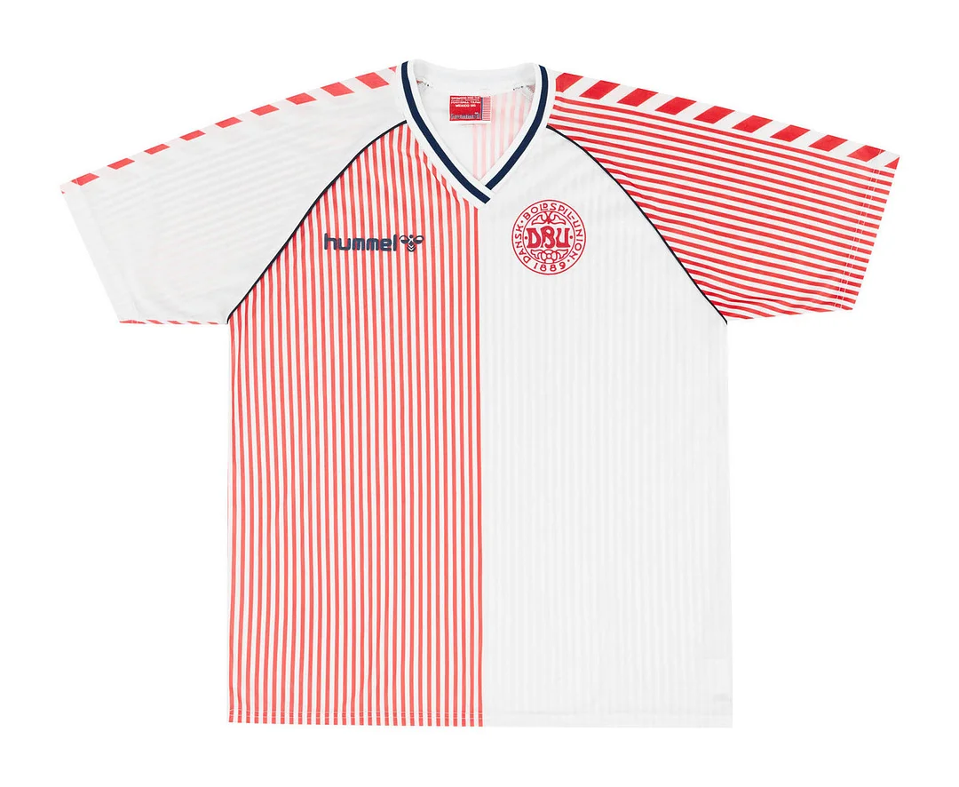 Uniforme Denmark Retro Away 1986